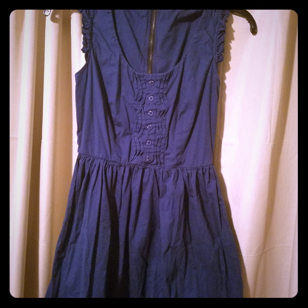Blue mini dress
